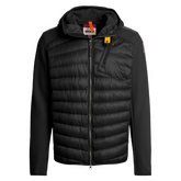 Parajumpers Nolan Hybrid Jacket / Cardigan Black / Yellow MISSER